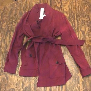 Maroon jacket new with tags